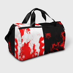 Сумки спортивные Ведьмак огненный, цвет: 3D-принт