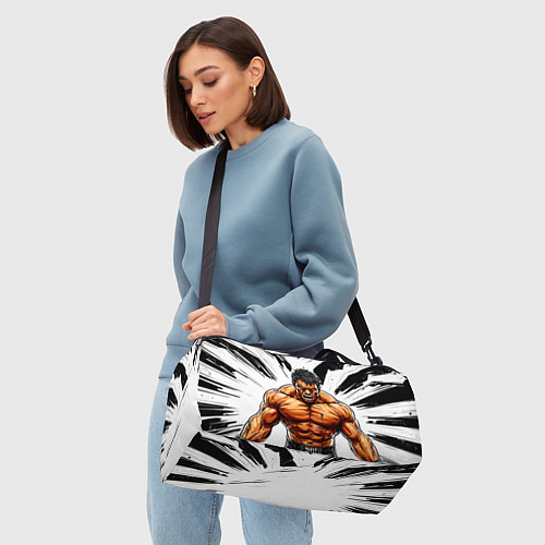 Спортивная сумка Мощный реслер / 3D-принт – фото 4