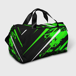 Спортивная сумка Color black and green