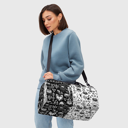 Спортивная сумка Monster energy логотипы игр / 3D-принт – фото 4