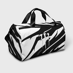 Спортивная сумка Monster energy чёрные штрихи