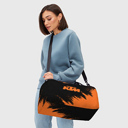 Сумки спортивные Оранжевый КТМ, цвет: 3D-принт — фото 2
