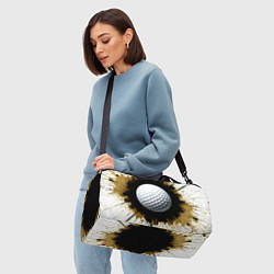 Сумки спортивные Мяч для гольфа на белом, цвет: 3D-принт — фото 2