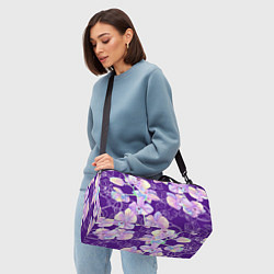 Сумки спортивные Японские акварельные орхидеи, цвет: 3D-принт — фото 2