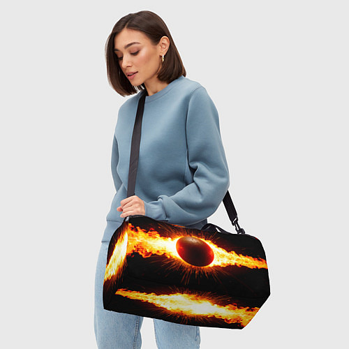Спортивная сумка Ядро для талкания в огне / 3D-принт – фото 4