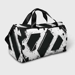 Сумки спортивные Color black white, цвет: 3D-принт