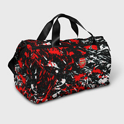 Сумки спортивные Arsenal краски текстура, цвет: 3D-принт