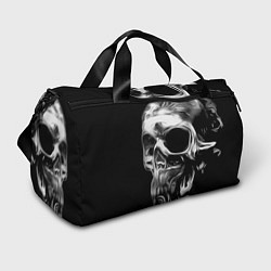 Сумки спортивные Стилизованный череп, цвет: 3D-принт