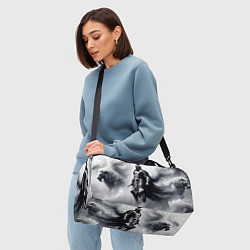 Сумки спортивные Спартанский воин среди львов, цвет: 3D-принт — фото 2