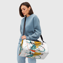 Сумки спортивные Абстракция цвета, цвет: 3D-принт — фото 2