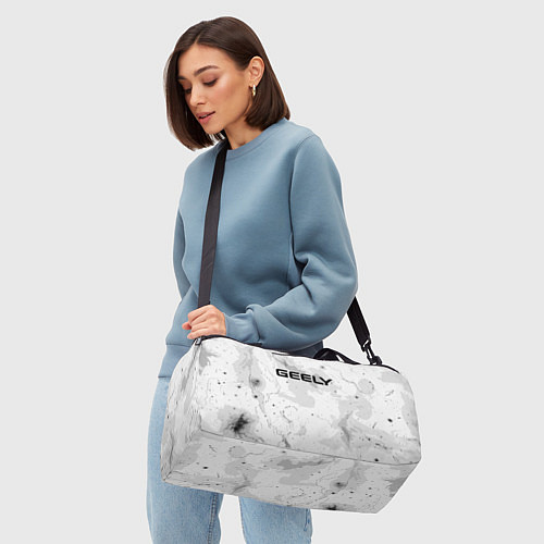 Спортивная сумка Geely светло-серый / 3D-принт – фото 4