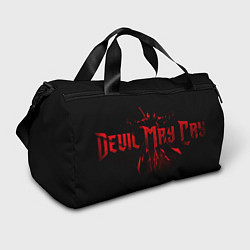 Сумки спортивные Дьявол может плакать логотип - Devil May Cry, цвет: 3D-принт