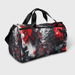 Спортивная сумка Японский дракон в дыму