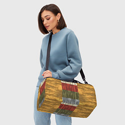 Сумки спортивные Цветной узор абстрактная графика, цвет: 3D-принт — фото 2