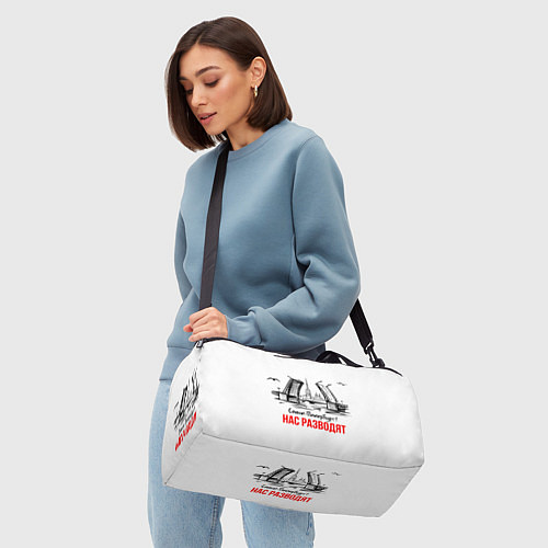 Спортивная сумка Нас разводят / 3D-принт – фото 4