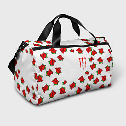 Сумки спортивные Monster energy steel rose, цвет: 3D-принт