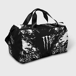 Сумки спортивные Monster energy white splash, цвет: 3D-принт