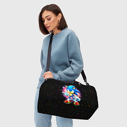 Сумки спортивные Sonic in space, цвет: 3D-принт — фото 2