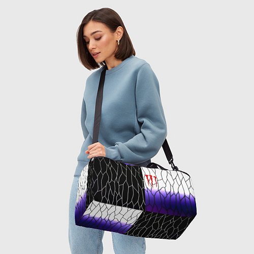 Спортивная сумка Monster energy steel / 3D-принт – фото 4