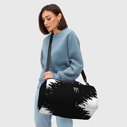 Сумки спортивные Monster energy fire white, цвет: 3D-принт — фото 2