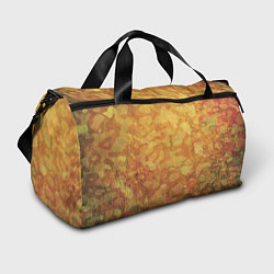 Спортивная сумка Абстракция - orange camouflage