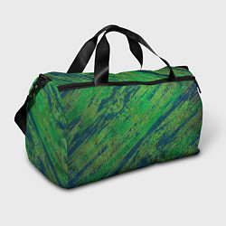 Спортивная сумка Абстракция - green paint strokes