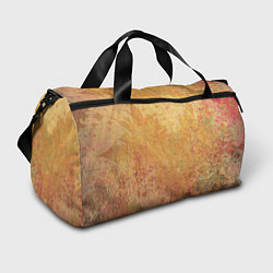 Спортивная сумка Абстракция - red and yellow spots