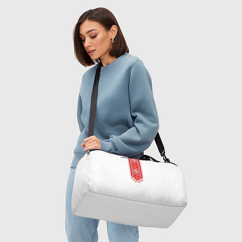 Спортивная сумка Славянская стилистика Русича / 3D-принт – фото 4