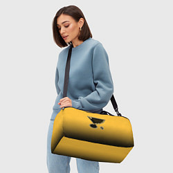Сумки спортивные Сент Луис Блюз - желтый градиент, цвет: 3D-принт — фото 2