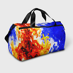 Сумки спортивные Doom битва огня, цвет: 3D-принт