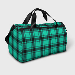 Спортивная сумка Checkered turquoise