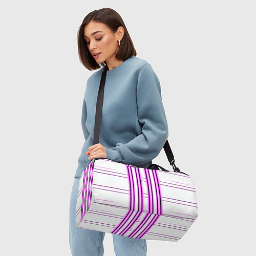 Спортивная сумка Neon pink / 3D-принт – фото 4