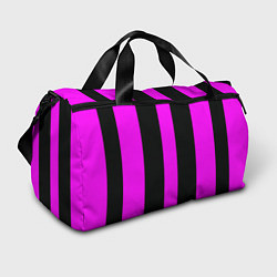 Спортивная сумка Color black pink lines