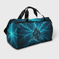 Сумки спортивные Демонический электросамурай, цвет: 3D-принт