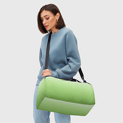 Сумки спортивные Градиент нежно-зеленый, цвет: 3D-принт — фото 2