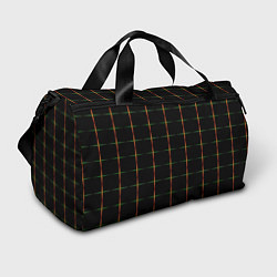 Спортивная сумка Color black orange green crosses
