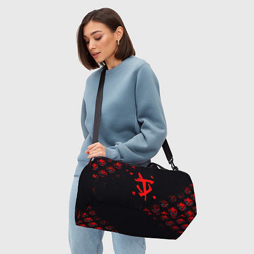 Спортивная сумка Doom cyberpunk / 3D-принт – фото 4