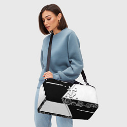 Сумки спортивные Doom стильная геометрия, цвет: 3D-принт — фото 2