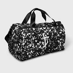 Сумки спортивные Дум белые брызги красок, цвет: 3D-принт