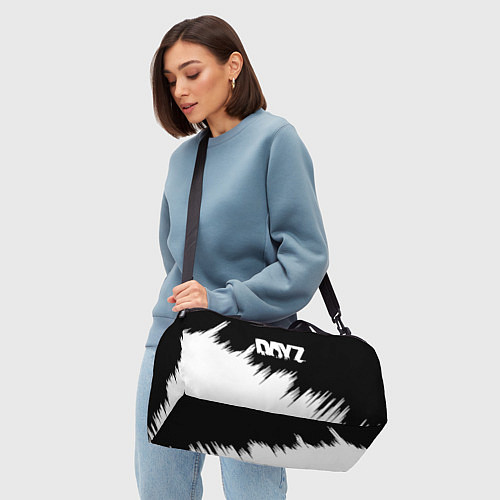 Спортивная сумка Dayz штрихи красок / 3D-принт – фото 4