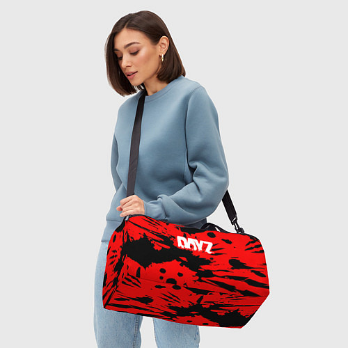 Спортивная сумка Dayz текстура краски монстр / 3D-принт – фото 4