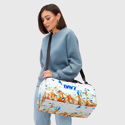 Спортивная сумка Dayz огненное пламя / 3D-принт – фото 4