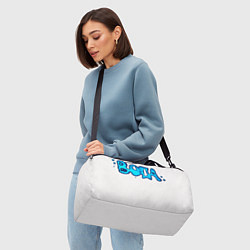 Сумки спортивные Вода мерч логотип надпись, цвет: 3D-принт — фото 2