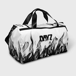 Сумки спортивные Dayz текстура огонь, цвет: 3D-принт