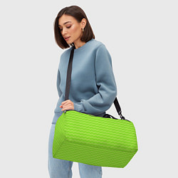 Сумки спортивные Зеленый неоновый узор арт деко, цвет: 3D-принт — фото 2