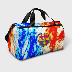 Сумки спортивные Barcelona огненные краски, цвет: 3D-принт
