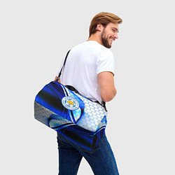 Сумки спортивные Лестер сити броня соты, цвет: 3D-принт — фото 2