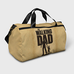 Сумки спортивные The walking dad - каламбур, цвет: 3D-принт