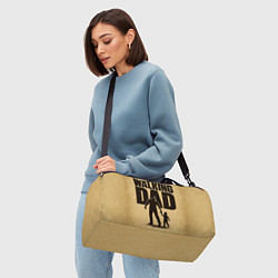 Сумки спортивные The walking dad - каламбур, цвет: 3D-принт — фото 2