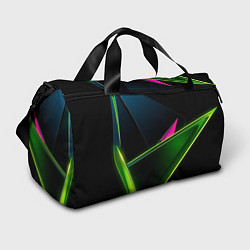 Сумки спортивные Неоновое освещение, цвет: 3D-принт